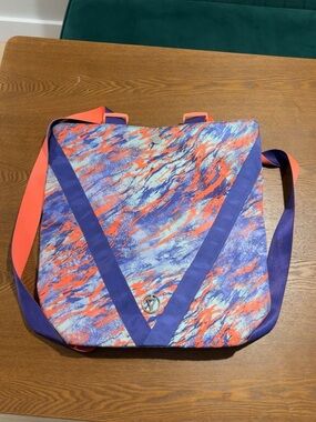 Ivivva Purple and Orange Patterned Crossbody Tote
